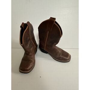 Smokey Mountain Girl's 8.5 Floralie Cowboy Boots Western Leather Embroidered